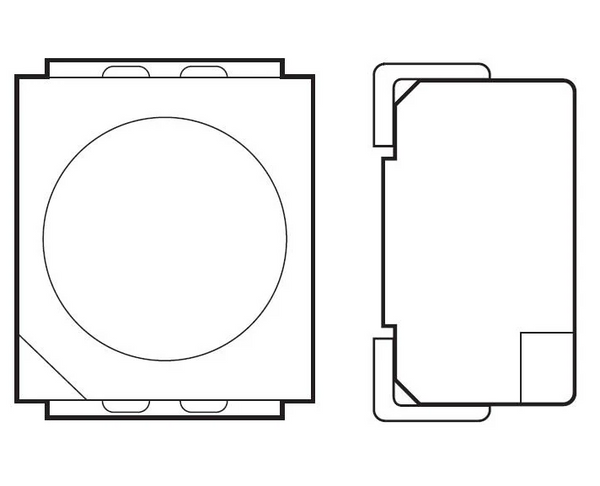 【表面実装型単色LED】HSMA-A100-Q00J1