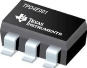 【4チャネルESD保護ダイオードアレイ】TPD4E001DPKR（Texas Instruments）
